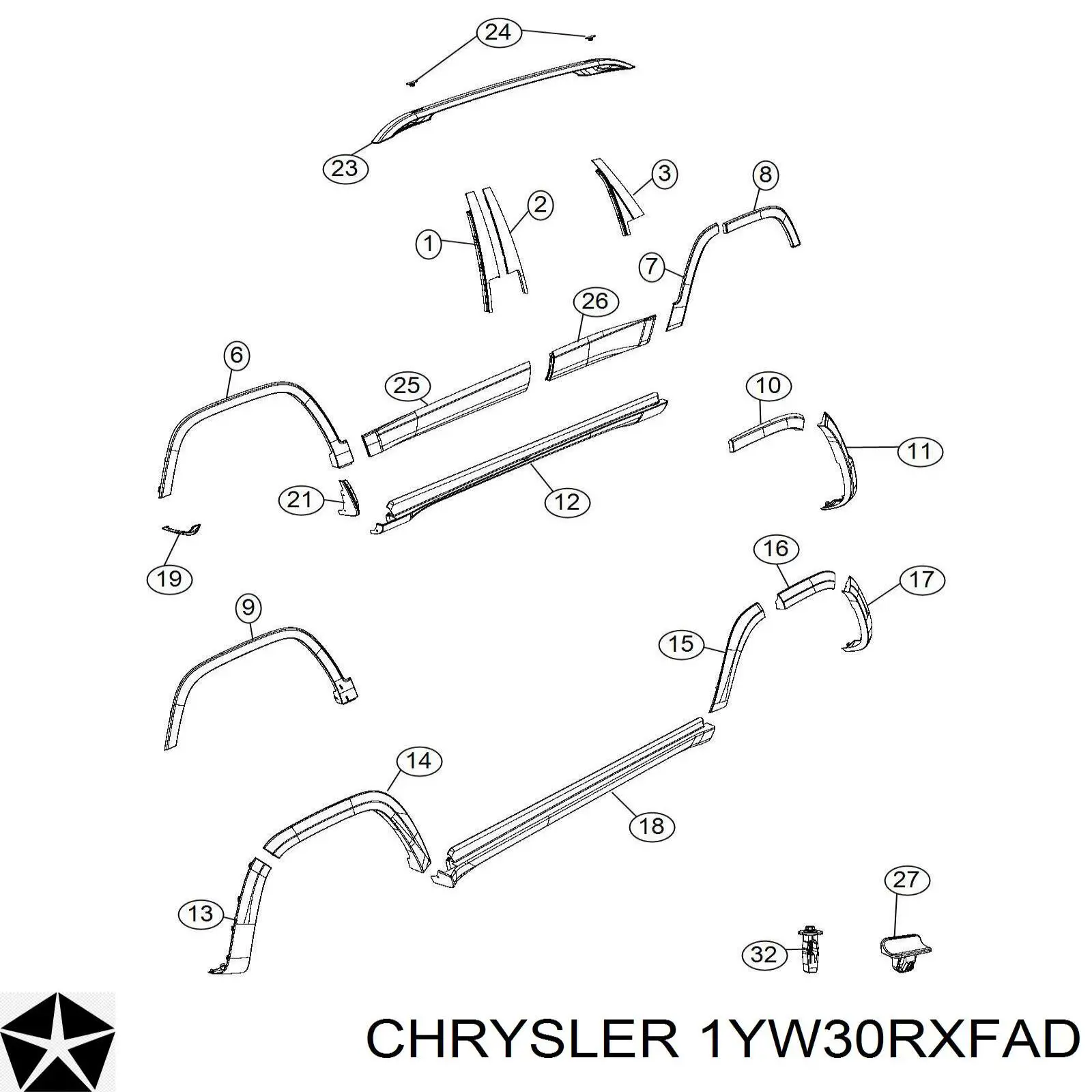 Купити 68210312AA Chrysler 