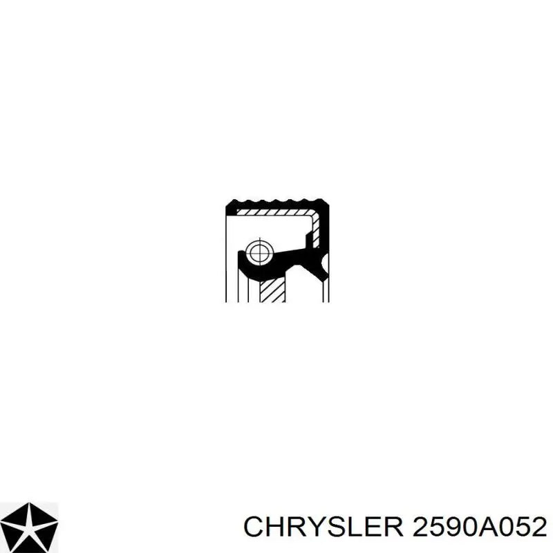 2590A052 Chrysler сальник акпп/кпп, вхідного/первинного валу