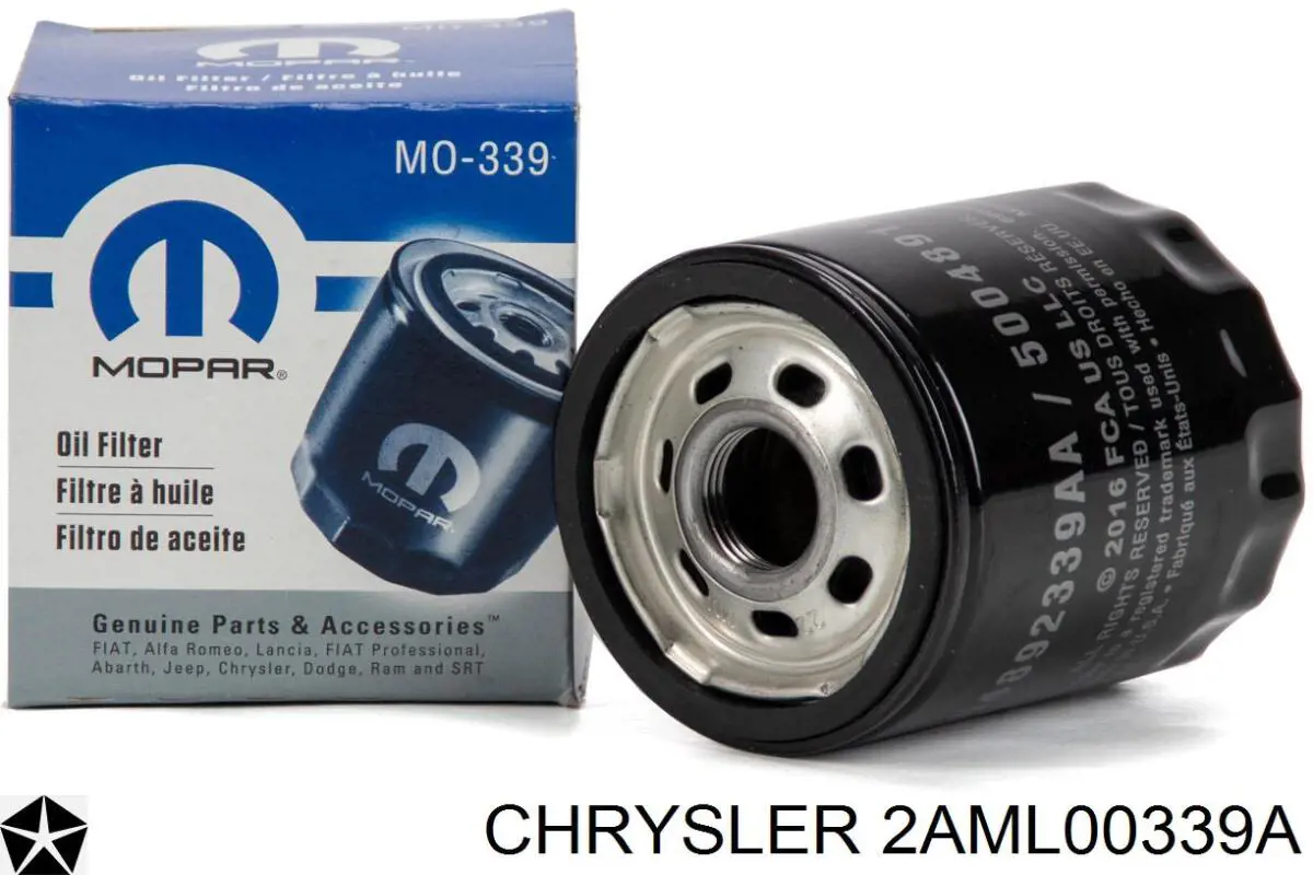 Масляний фільтр двигуна Chrysler 2AML00339A ціна, від 3.56 USD