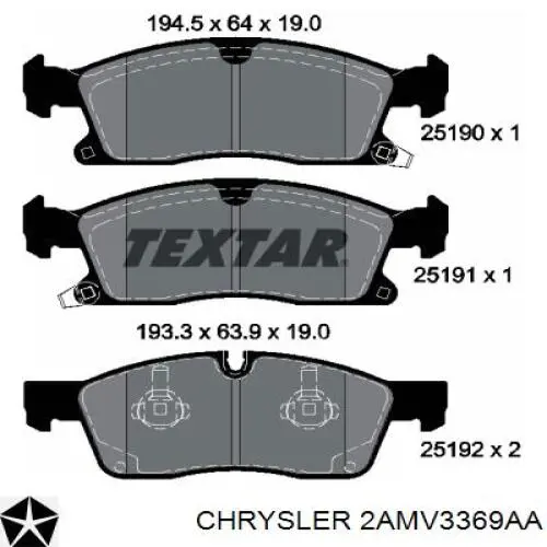 Купити 2AMV3369AA Chrysler 