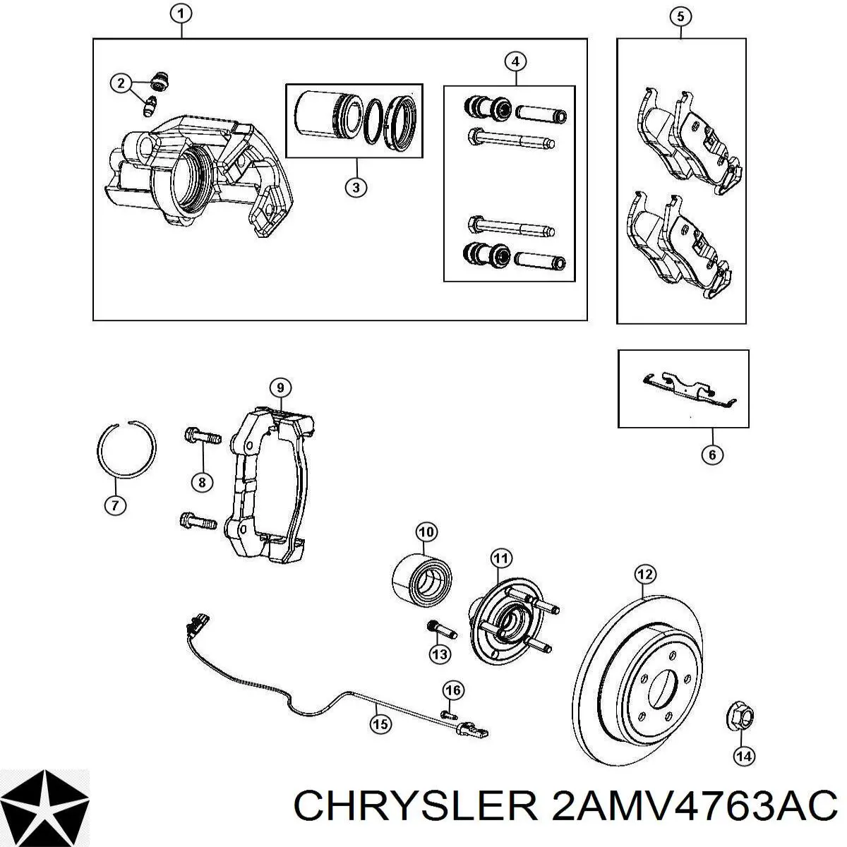  Chrysler 2AMV4763AC ціна, від 25.31 USD