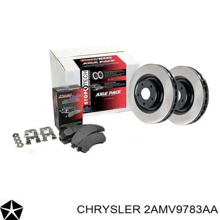 2AMV9783AA Chrysler Гальмо дискове переднє