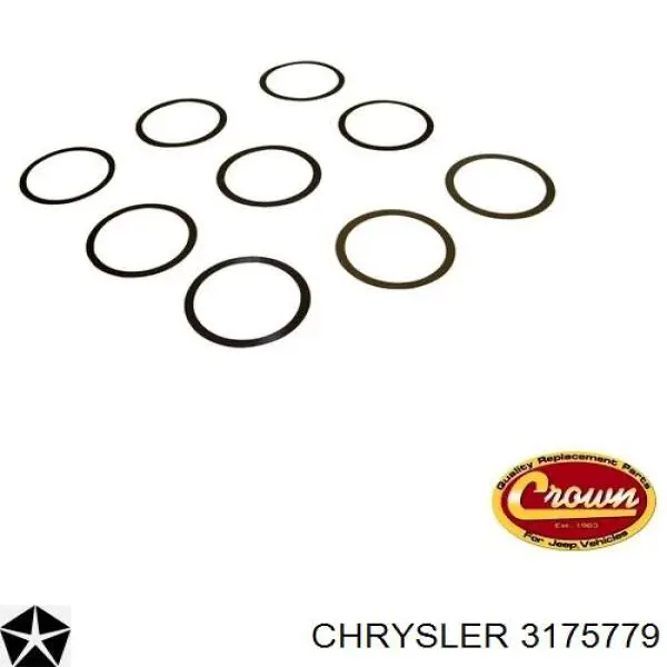  Chrysler 3175779 ціна, від 5.40 USD