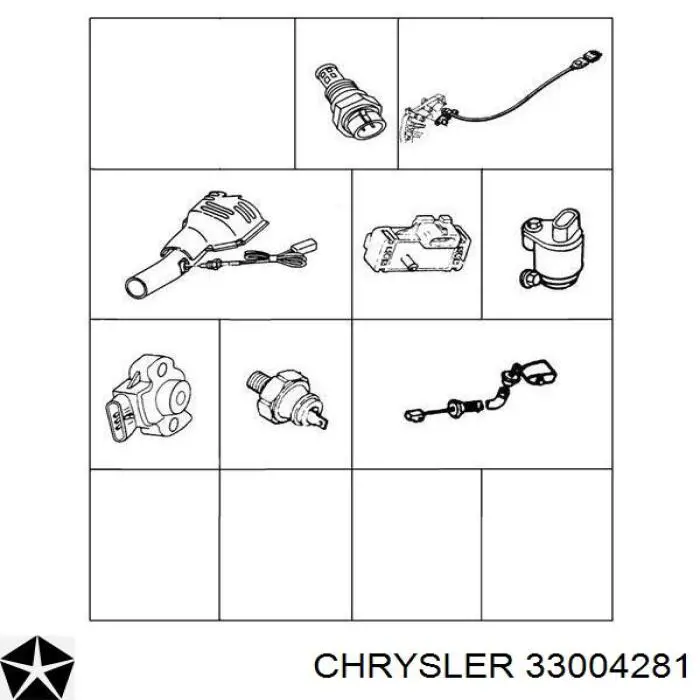 33004281 Chrysler датчик температури охолоджуючої рідини