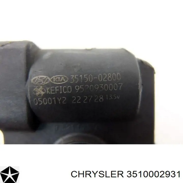 3510002931 Chrysler Дросільна заслінка в зборі