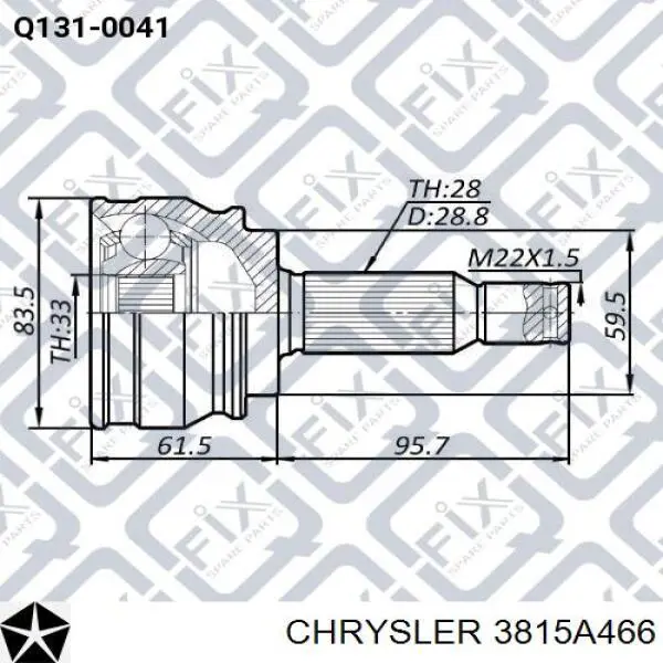  3815A466 Chrysler