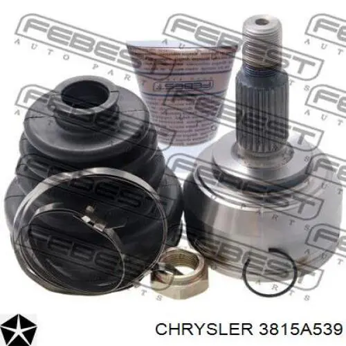 3815A539 Chrysler Привід лівий