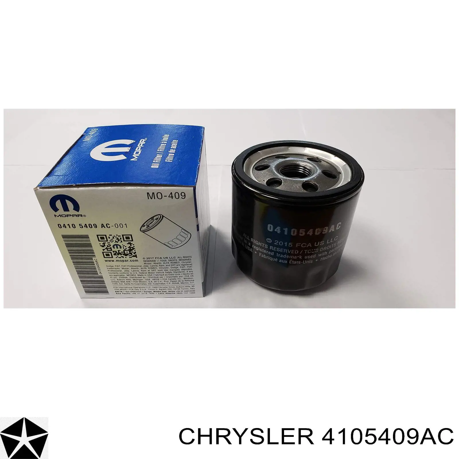 Масляний фільтр 4105409AC Chrysler