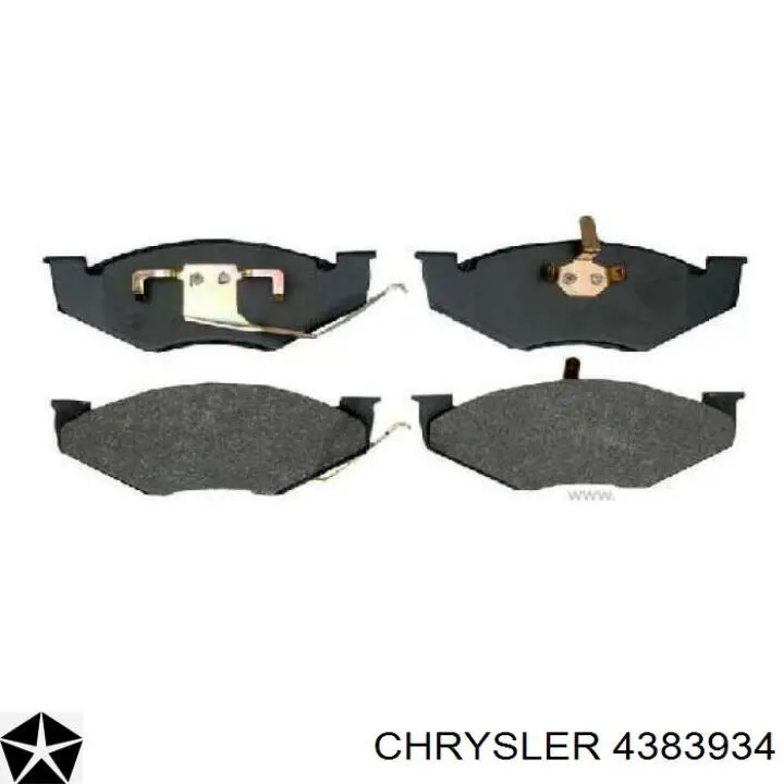 Купити 4383934 Chrysler Колодки гальмівні передні, дискові