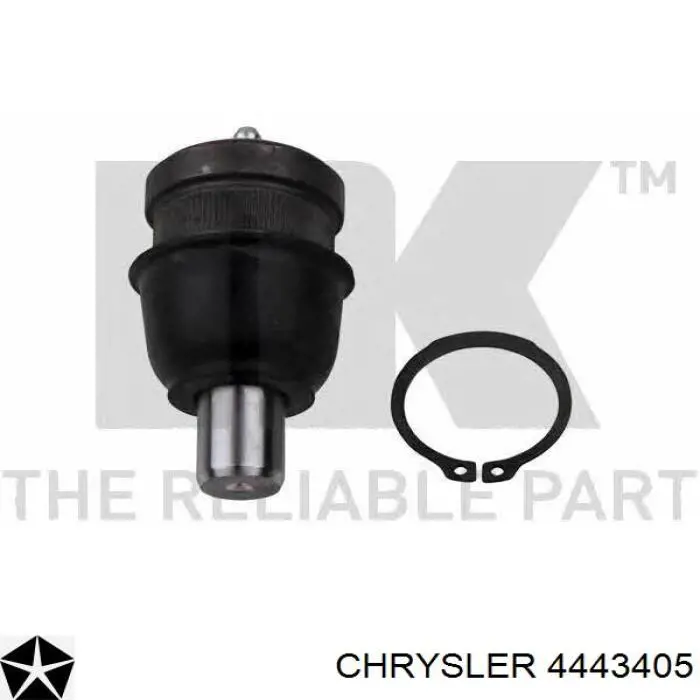 Кульова опора, нижня 4443405 Chrysler