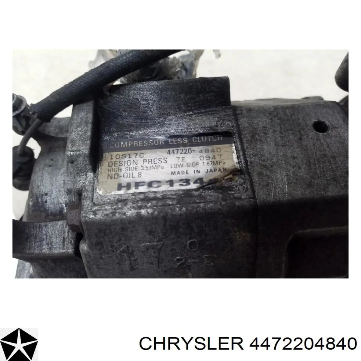 Компресор системи кондиціювання Chrysler 4472204840 ціна, від 266.99 USD