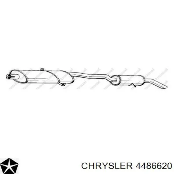 Вихлопна труба Chrysler 4486620 ціна, від 59.31 USD