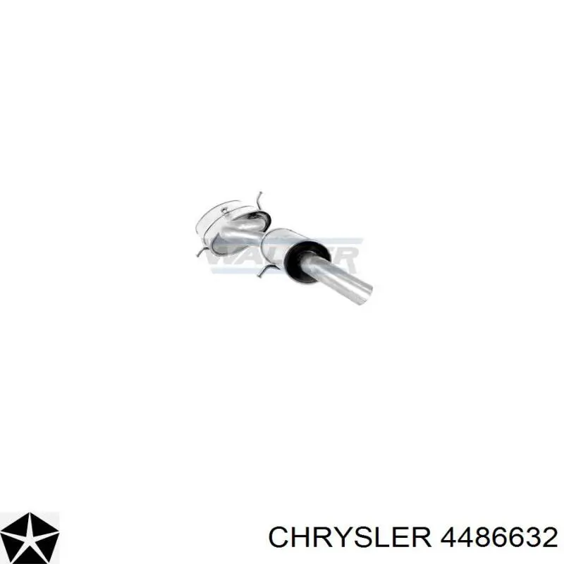 Вихлопна труба Chrysler 4486632 ціна, від 100.09 USD