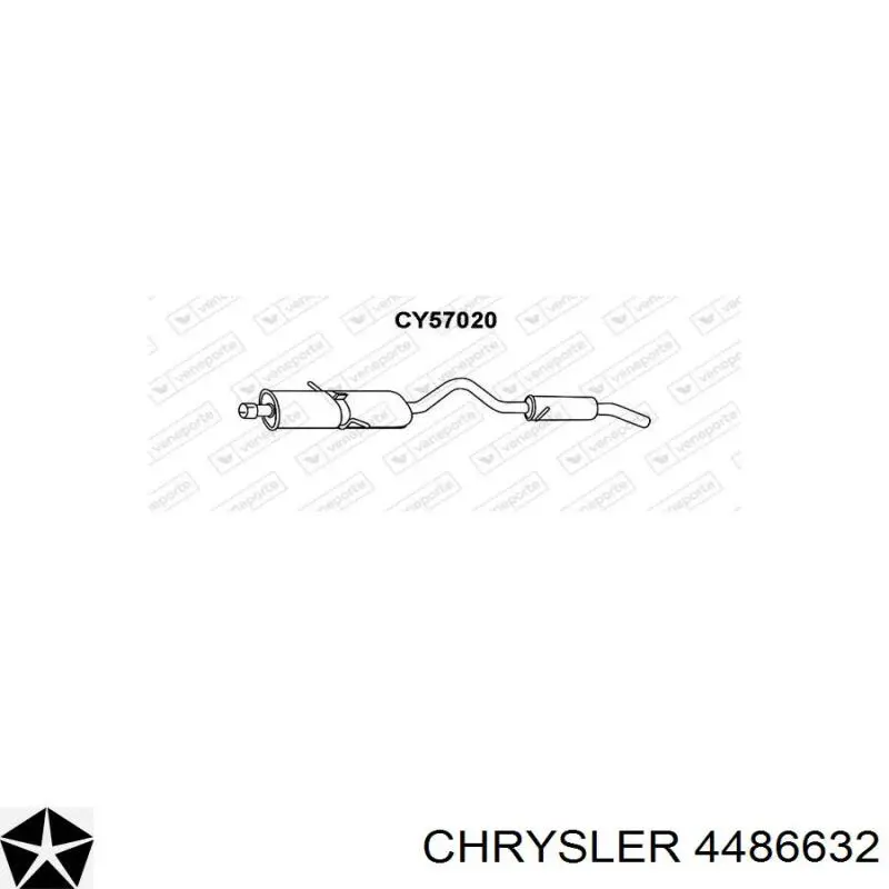 Купити 4486632 Chrysler Вихлоп