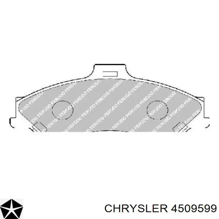 4509599 Chrysler маточина задня