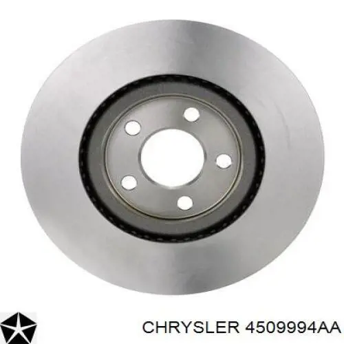 4509994AA Chrysler диск гальмівний передній