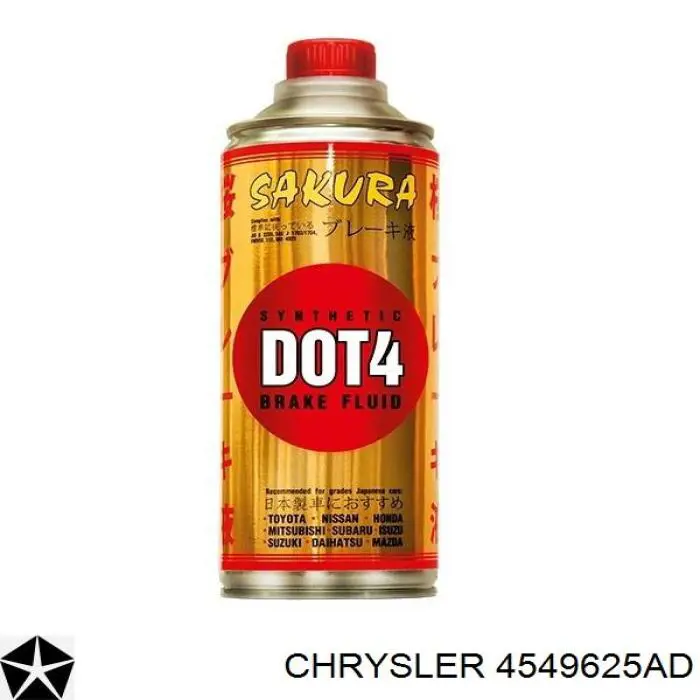 Рідина гальмівна Chrysler 4549625AD ціна, від 2.33 USD