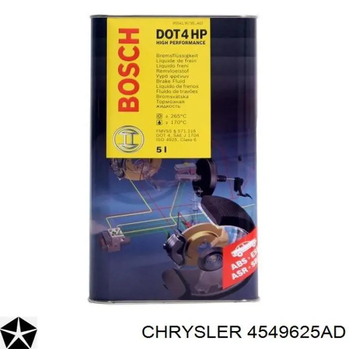 Купити 4549625AD Chrysler Рідина гальмівна