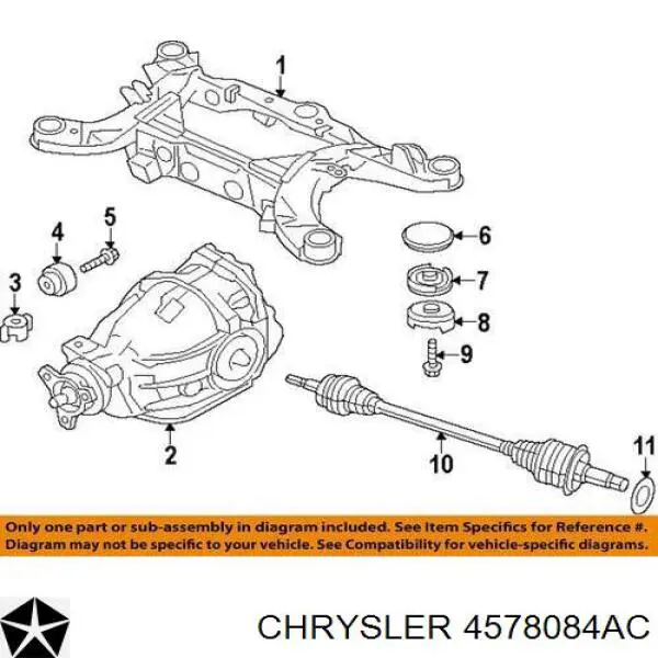  Chrysler 4578084AB ціна, від 140.70 USD