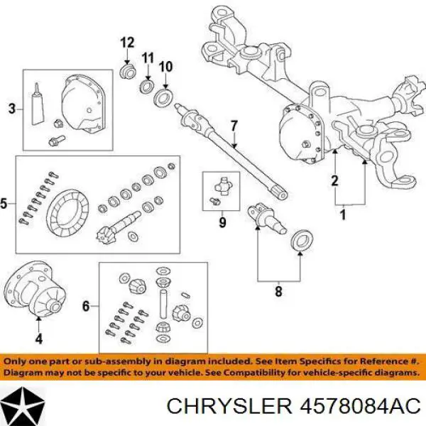  Chrysler 4578084AC ціна, від 140.70 USD