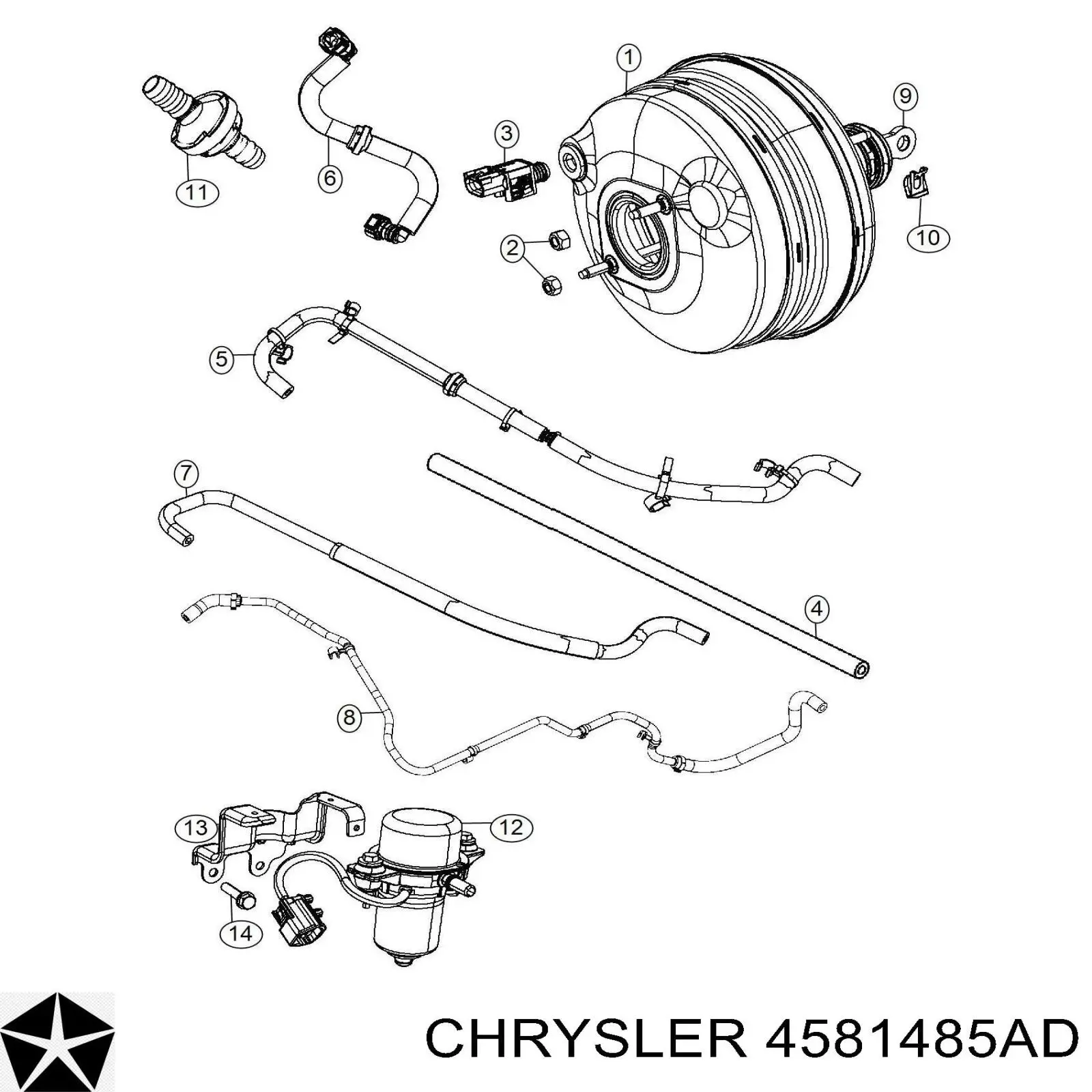  Chrysler 4581485AD ціна, від 27.87 USD