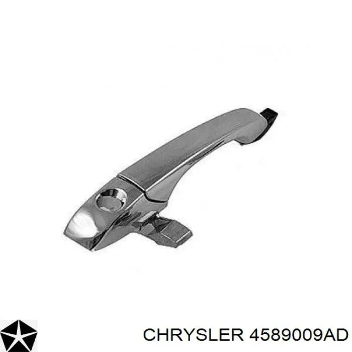 Ручка передньої двері зовнішня ліва Chrysler 4589009AD ціна, від 15.65 USD