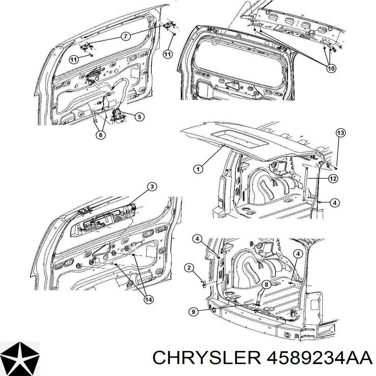Купити 4589234AA Chrysler 