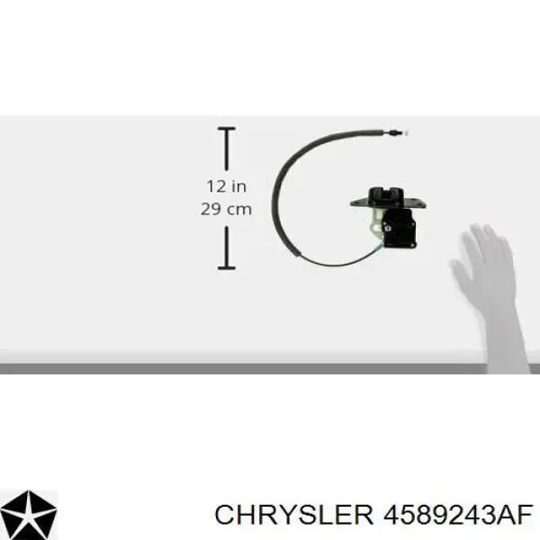Купити 04589243AD Chrysler Замок 3/5-х дверей, задній