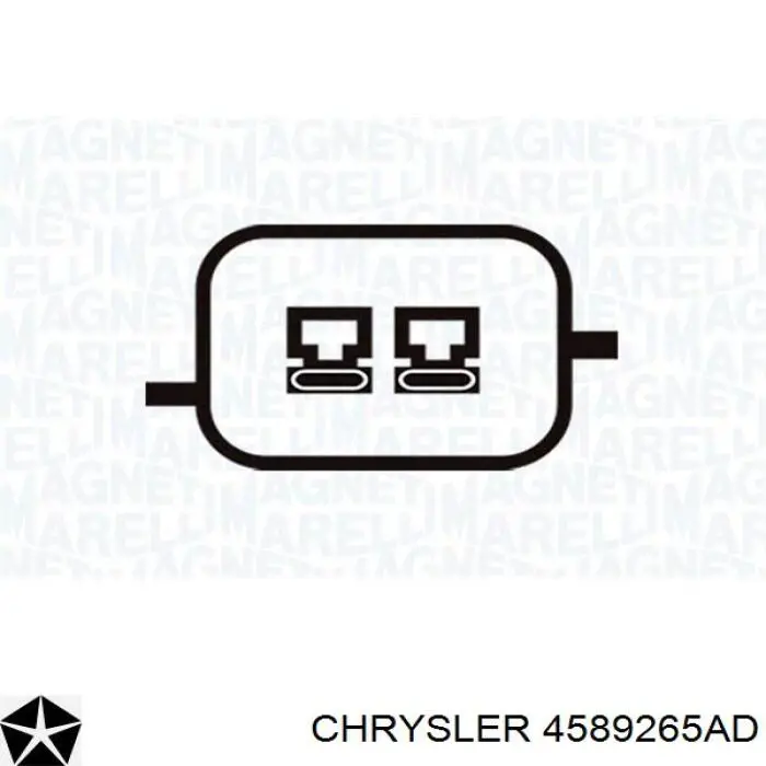 Купити 4589265AD Chrysler Механізм стеклопідйомника водійських дверей