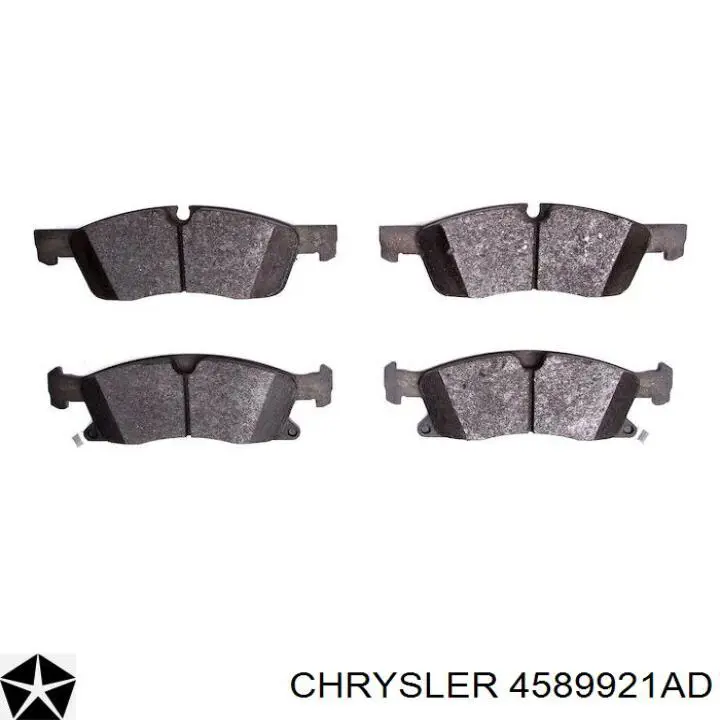 Замок дверей водія Chrysler 4589921AD
