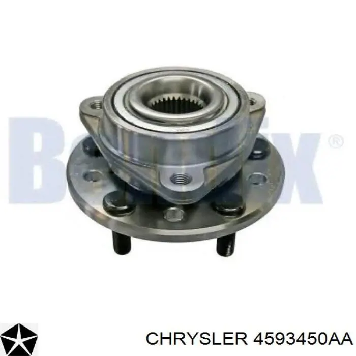 Передня маточина 4593450AA Chrysler