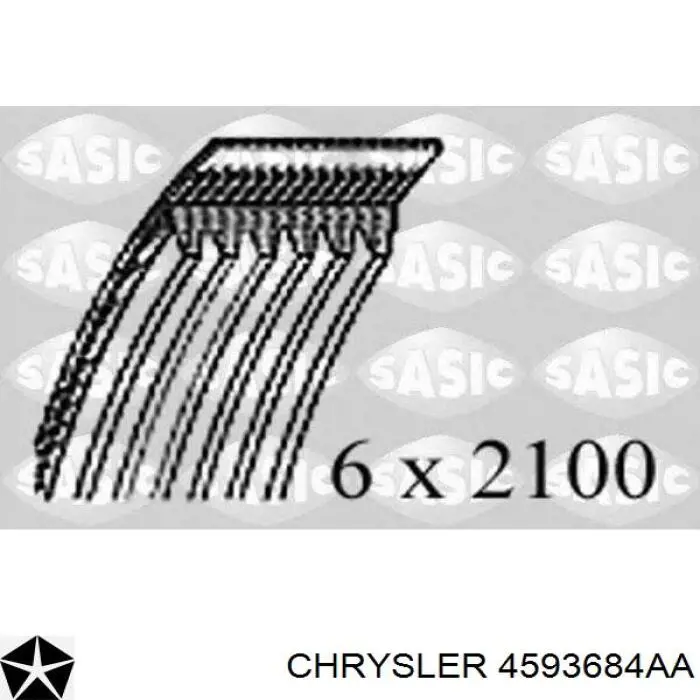 Клиновий ремінь Chrysler 4593684AA ціна, від 17.04 USD