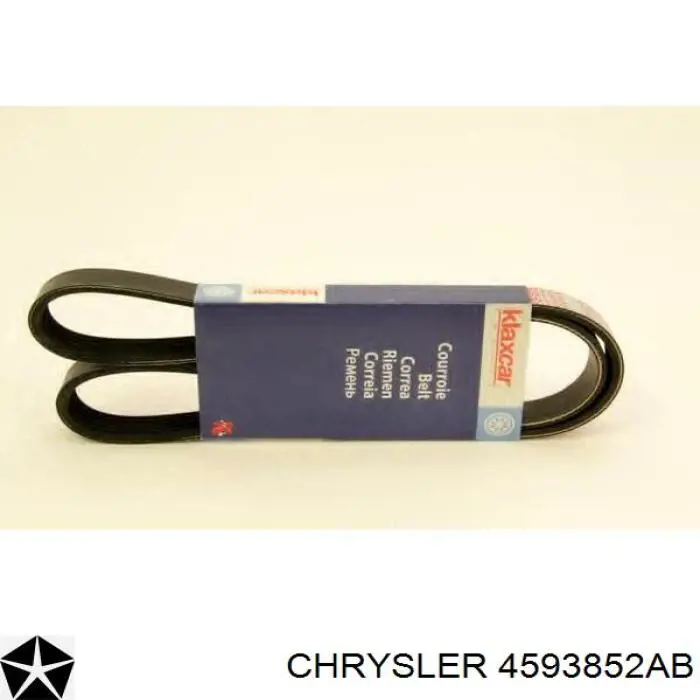 Клиновий ремінь Chrysler 4593852AB ціна, від 18.52 USD