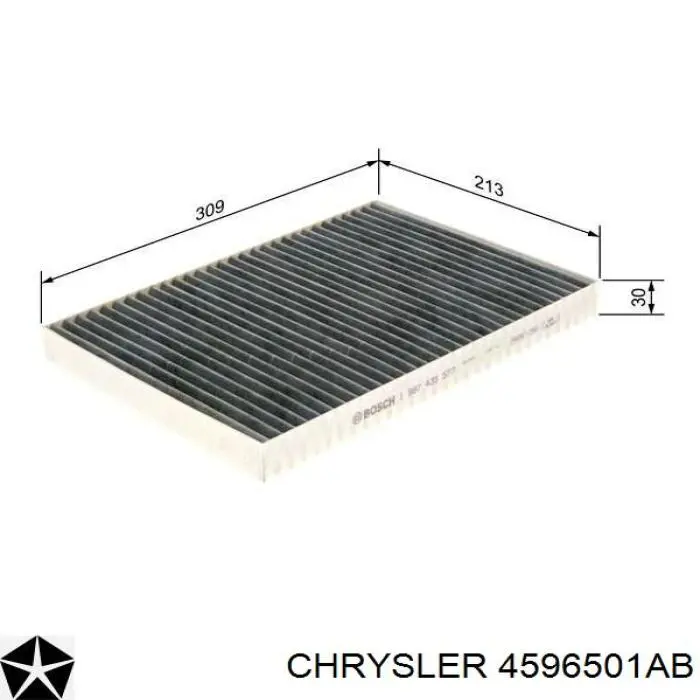 Купити 4596501AB Chrysler Фільтр салону вугільний