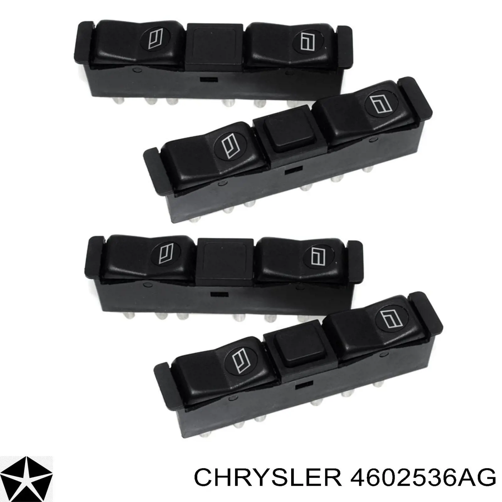 Кнопковий блок керування склопідіймачами передній лівий Chrysler 04602536AE ціна, від 37.99 USD