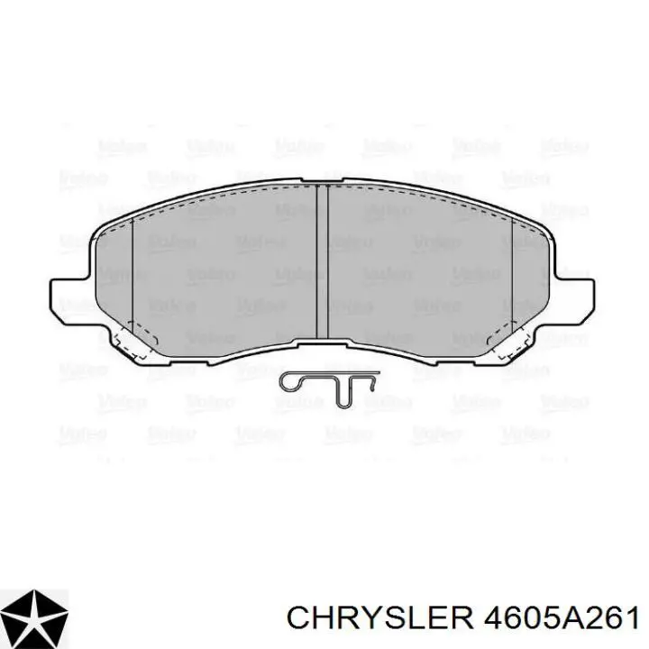 Гальмівні колодки Chrysler 4605A261 ціна, від 22.91 USD