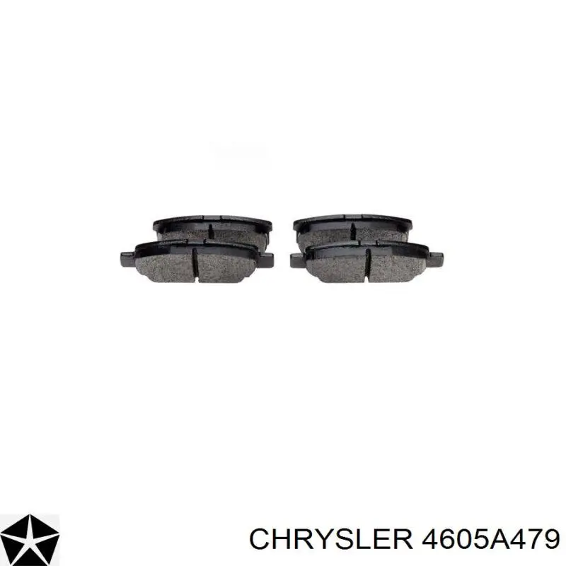 Задні гальмівні колодки Chrysler 4605A479 ціна, від 18.98 USD
