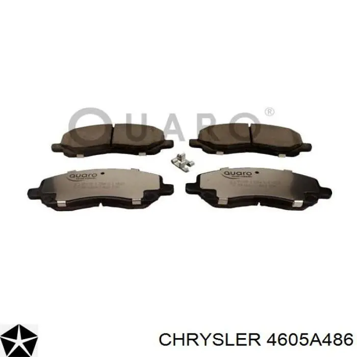 Гальмівні колодки Chrysler 4605A486 ціна, від 25.42 USD