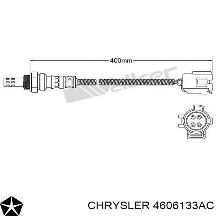 Лямбдазонд, датчик кисню до каталізатора Chrysler 4606133AC ціна, від 16.98 USD