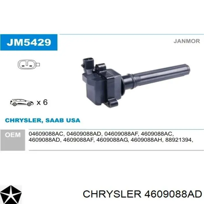 Купити 880381A ERA Котушка запалювання