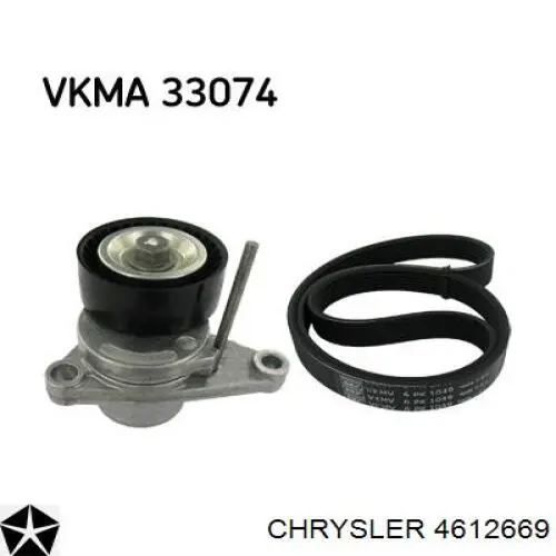 Клиновий ремінь Chrysler 4612669 ціна, від 10.12 USD
