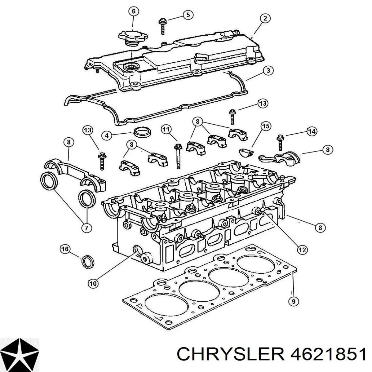 Кільце ущільнювальне свічкового колодязя Chrysler 4621851 ціна, від 3.36 USD
