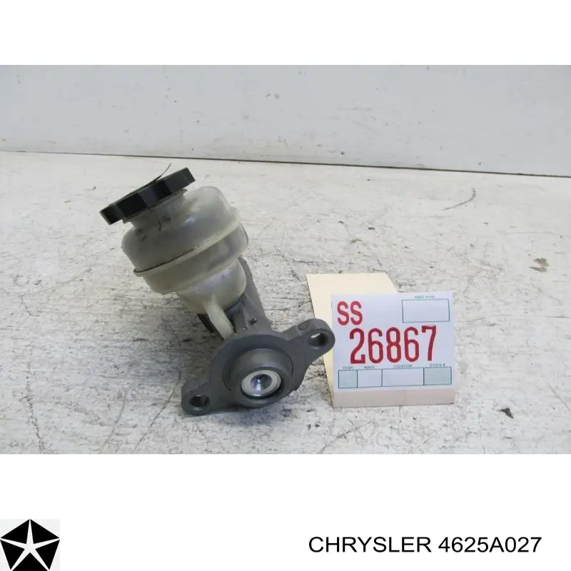 Циліндр головний гальма (Гідротормоз) Chrysler 4625A027 ціна, від 63.33 USD