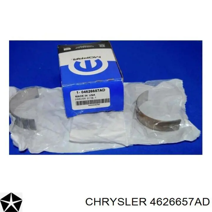4626657AC Chrysler вкладиші колінвала, шатунні, комплект, стандарт (std)