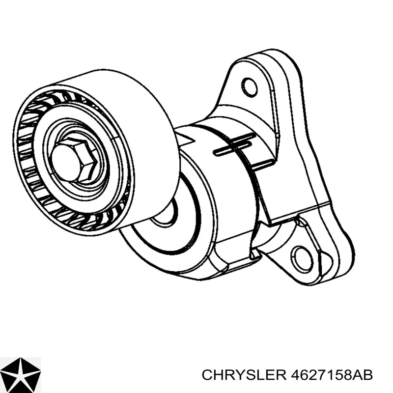 Натягувач приводного ременя Chrysler 4627158AC ціна, від 44.30 USD