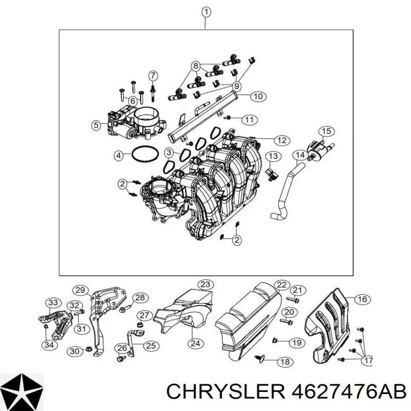4627476AB Chrysler 