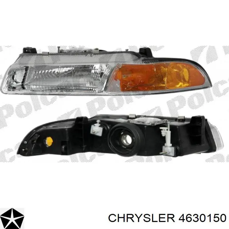 4630872AC Chrysler Фара правая