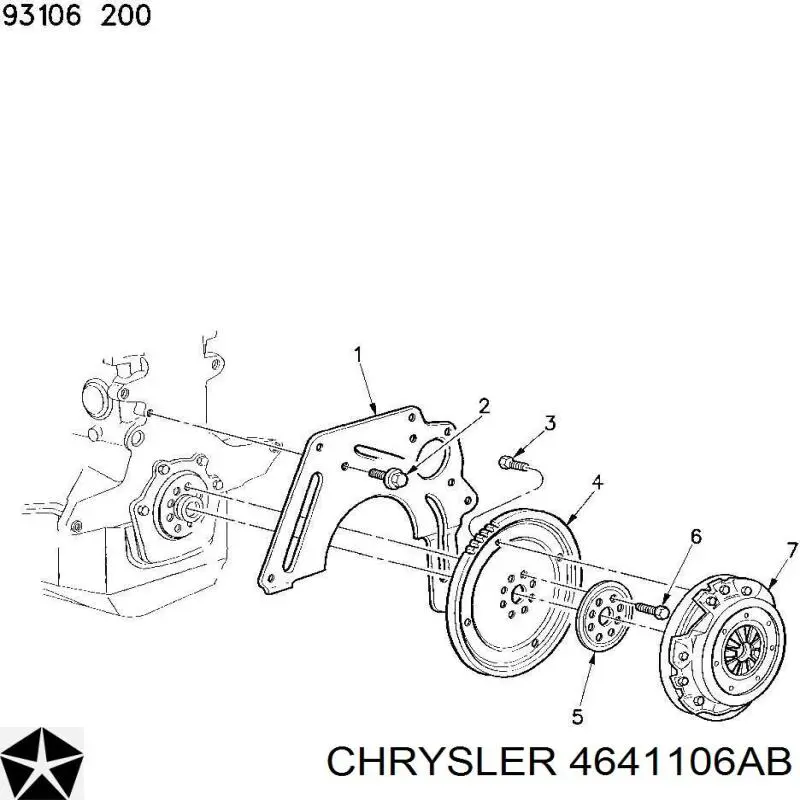  4641106AB Chrysler