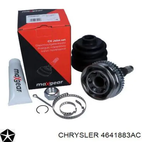 Граната колісна Chrysler 4641883AC ціна, від 35.53 USD
