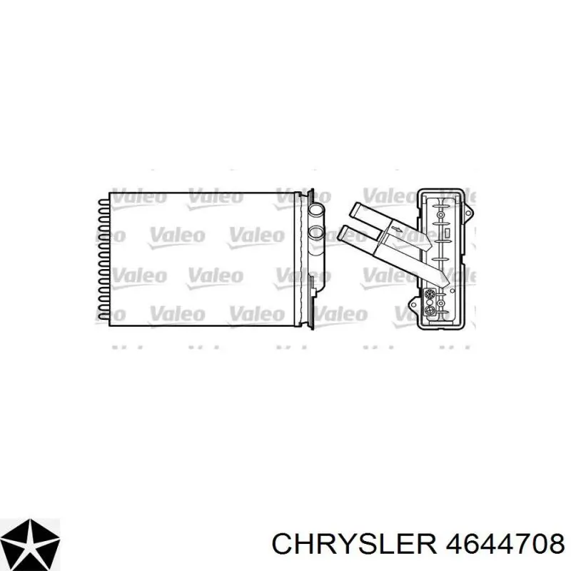 4644708 Chrysler радіатор пічки (обігрівача)